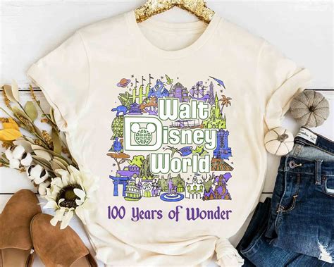 Disney 100 Years Of Wonder Walt Disney World Shirt, Disneyland 100th ...