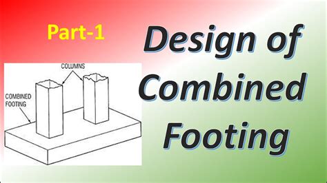 Design Of Combined Footing Part 1 Size Of Footing Civil Engineering