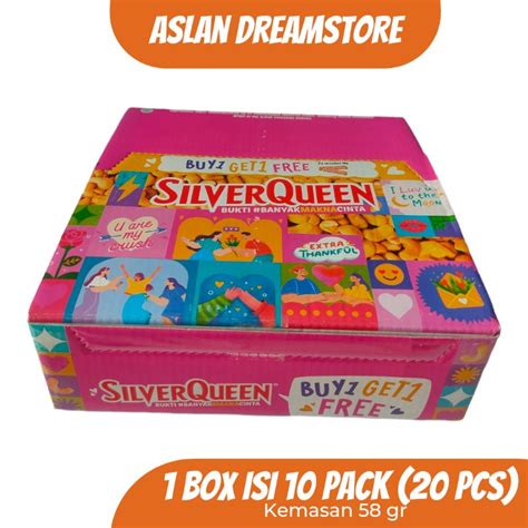 Jual Box Coklat Silverqueen Buy Get Isi Pack Atau Pcs