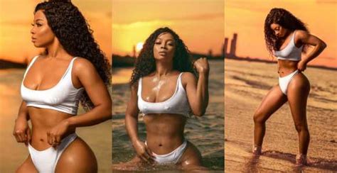 Toke Makinwa Flaunts Her Curves In Hot New Bikini Photos As She Turns