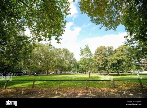 London, September 2021: Parsons Green in south west London Stock Photo - Alamy