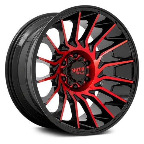 Moto Metal Mo Razor Black Machined Powerhouse Wheels Tires