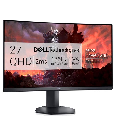 Dell S2722DGM Curved Gaming Monitor 27 Inch QHD 2560 X 1440 1500R