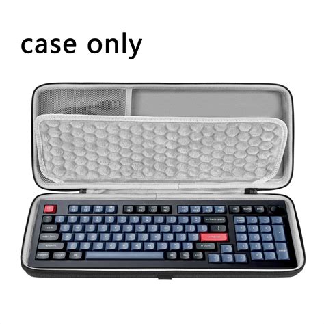 Geekria Keyboard Case For Keys Portable Keyboards Hard Shell Travel