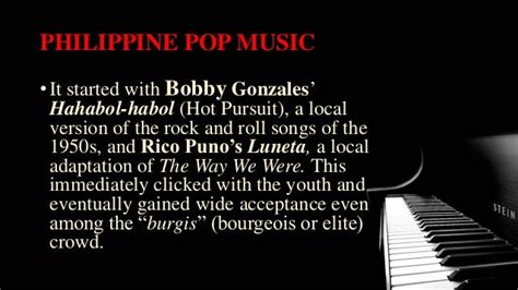 PHILIPPINE POP MUSIC