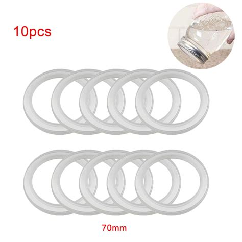 Pcs Silicone Jar Gaskets Replacement Airtight Silicone Gasket Sealing