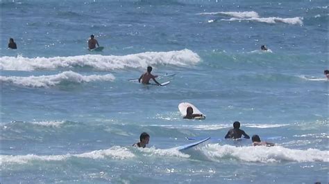 Waikiki Beach Surfer Surfing Hawaii Oahu Honolulu 20170302 4 Youtube