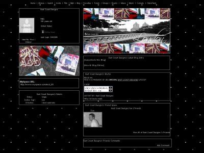 London Myspace Layout - CoolSpaceTricks.com : Myspace Layouts, Premade ...