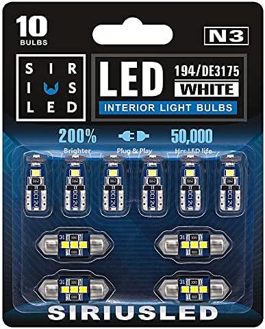 Amazon SIRIUSLED N6 194 Extremely Bright 3030 Chipset LED Bulbs