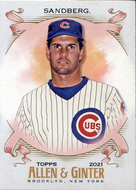 2021 Topps Allen And Ginter 49 Ryne Sandberg Dan Piehl Flickr