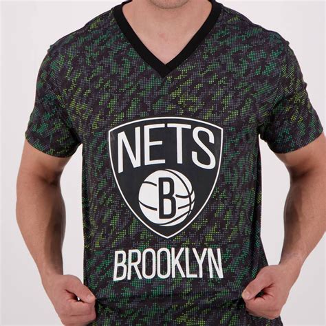 Camiseta Nba Brooklyn Nets Especial Preta Futfanatics