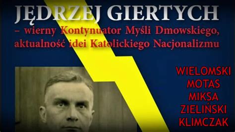 NA ŻYWO Jędrzej Giertych ideolog nacjonalizmu i kontynuator