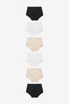 Buy Black White Nude Non Pad Balcony Cotton Blend Bras Pack From The Next UK Online Shop