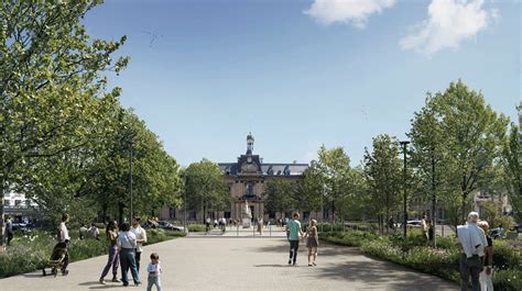 Centre ville de Saint Ouen la place de la république entame sa mue