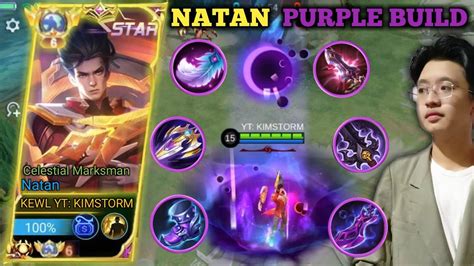 Natan Purple Build Is Here Natan Best Build Solo Mythic