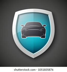 Protect Car Guard Shield Safety Badge Stock Vector (Royalty Free) 1051835876 | Shutterstock