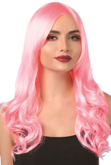 Light Pink Curly Wig Perth Hurly Burly