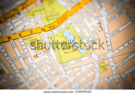 South Park London Uk Map Stock Photo Shutterstock