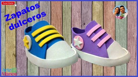 Zapatitos En Foami Para Endulzar En Baby Shower Tenis Arte En Tus