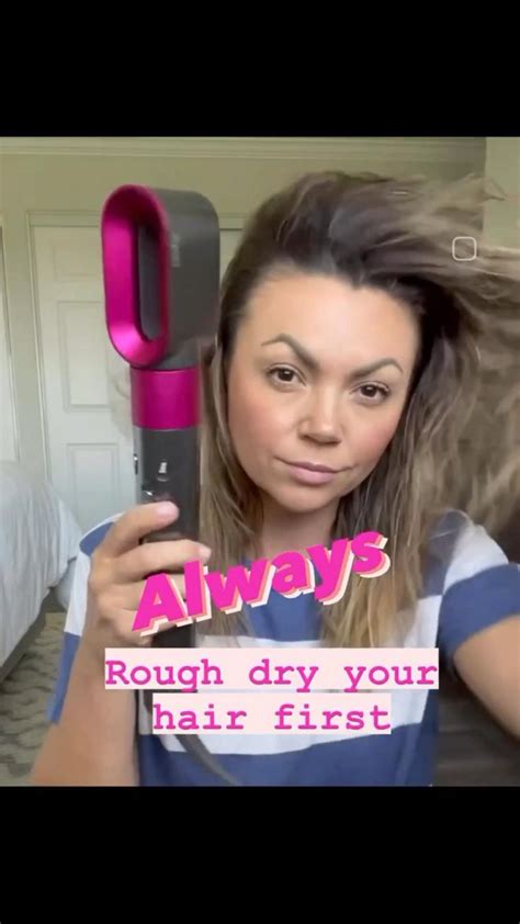 Dyson Airwrap Tip ☝🏼 Long Hair Tutorial Beauty Tutorials Long Hair