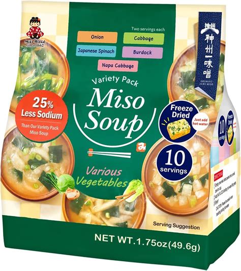 Miko Brand Miso Soup 20 Piece Value Pack Pack 30 Less