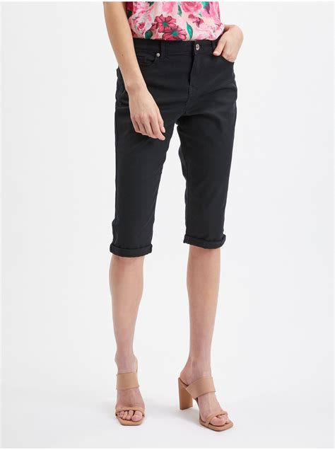 Schwarze Damen Capri Jeans Orsay Orsay At Der Offizielle E Shop Der