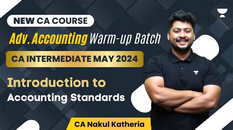 Introduction To Accounting Standards Adv Accounting New Syllabus