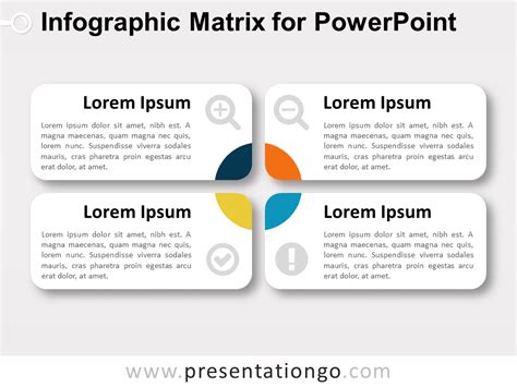 Infographic Matrix For Powerpoint