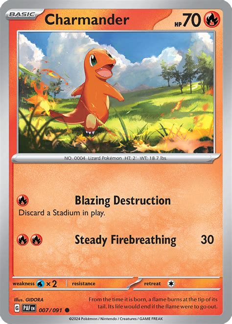 Charmander Paldean Fates PAF 007 PkmnCards