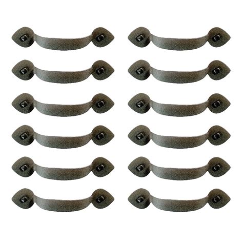 Cabinet Pull Black Wrought Iron Heart 3 12 Boring Pack Of 12