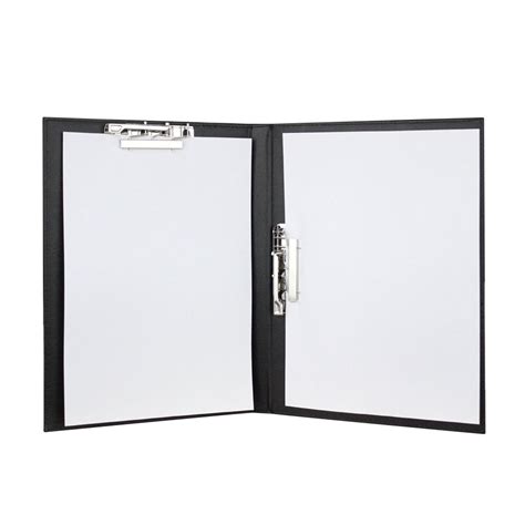 Buy A4 Leather Double Clipboard Folder Loose Leaf File Folder Binder