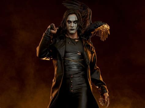 The Crow Premium Format Eric Draven Statue