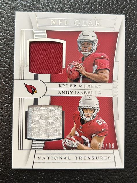 Kyler Murray Andy Isabella National Treasures Prime Jersey