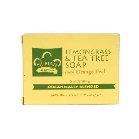 Nubian Heritage Lemongrass And Tea Tree Soap 5oz — Hair To Beauty