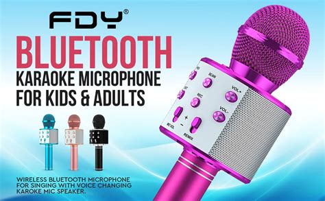 Kids Karaoke Microphone With Bluetooth Speaker Perfect For Parties,Ktv ...