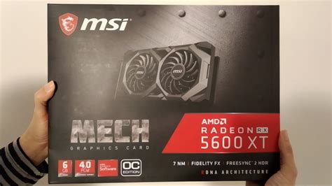 Venta Vga Msi Radeon Rx 5600 Xt Mech Oc En Stock