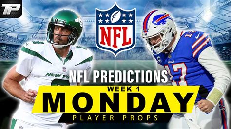 Best Nfl Player Prop Picks Bets Parlays And Predictions Today Monday 9 11 23 September 11th