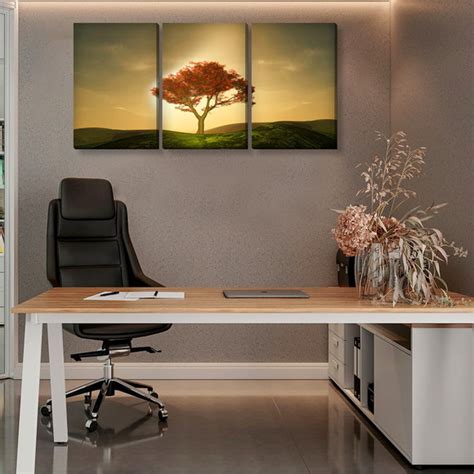 Quadro Decorativo Canvas Sala Quarto Arvore Da Vida Paisagem