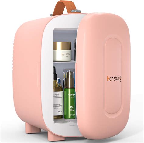 Amazon.com: Hansburg Mini Fridge for Bedroom Skincare Cooler & Warmer Portable Small