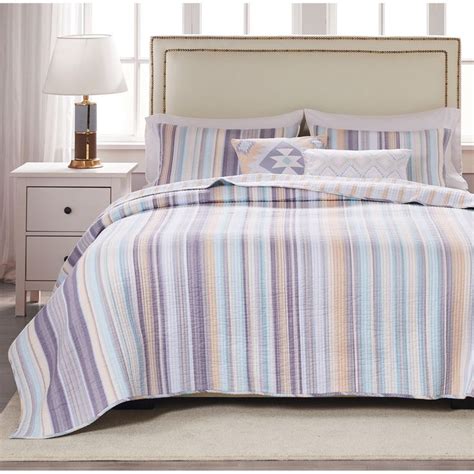 Greenland Home Fashions Durango 100-percent Cotton Reversible Quilt Set ...