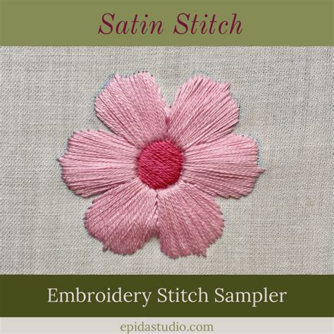 Hand Embroidery Stitches For Flowers