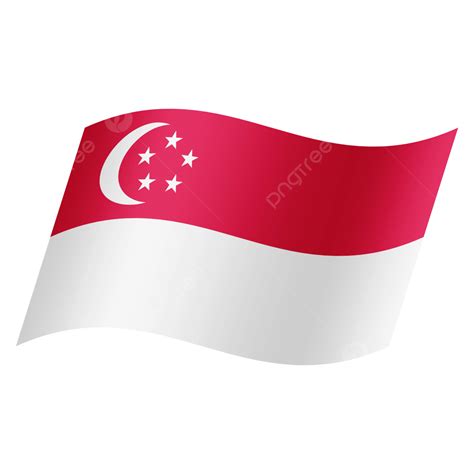 Dise O Simple De La Bandera Nacional De Singapur Png Bandera Del Pa S