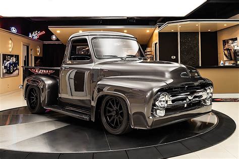 Roush Powered 1953 Ford F 100 Looks Like A Molten Metal Terminator