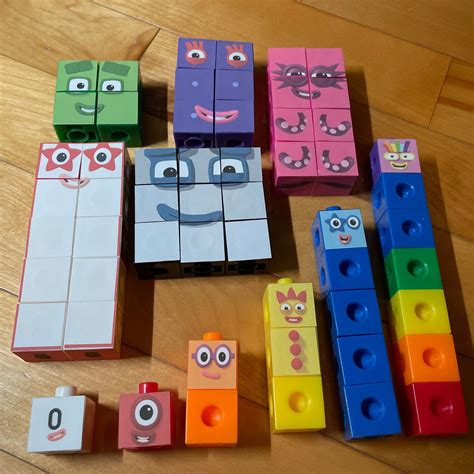 Diy Numberblocks Making Out Of Mathlink Cubes Playtime Club Tv