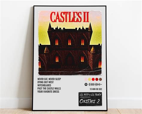 Lil Peep Poster / Castles 2 Poster / Album Cover Poster / Lil | Etsy