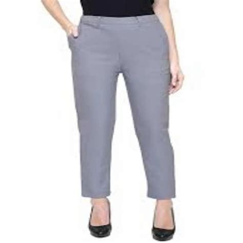 Plain Office Wear Women Formal Trousers, Size: Medium at Rs 500/piece ...