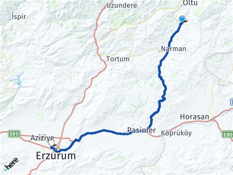 Oltu Toprakkale Erzurum Teknik Niversitesi Aras Ka Km Yol Tarifi