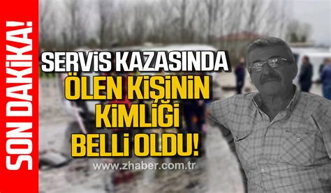 Bartın da iki işçi servisinin çarpıştığı kazada ölen kişinin kimliği