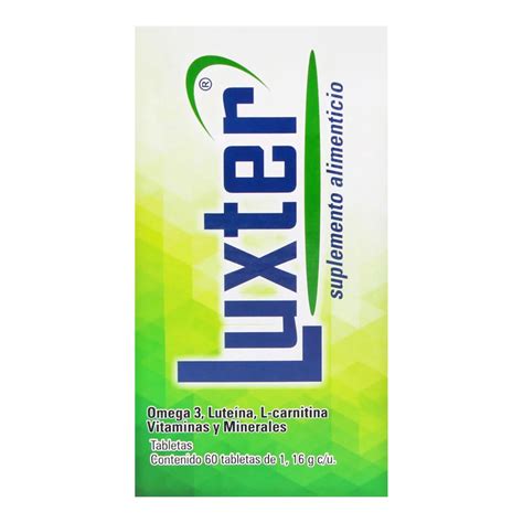 Compra Luxter Vitaminas Y Minerales Suplemento Alimenticio Con 60