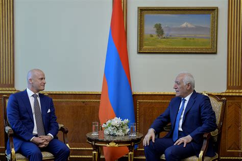 President Vahagn Khachaturyan Receives The Founding Ceo Of The Armenian